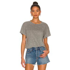 The Great Boxy Crew Tee Heather Grey Size S | $95 Retail | Made in USA